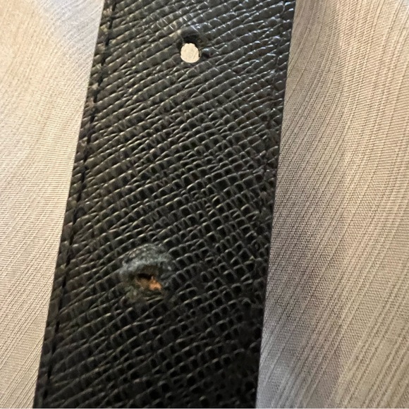 ❗️SOLD❗️Authentic Louis Vuitton Damier Graphite Canvas Inventeur Reversible Belt - Picture 9 of 10